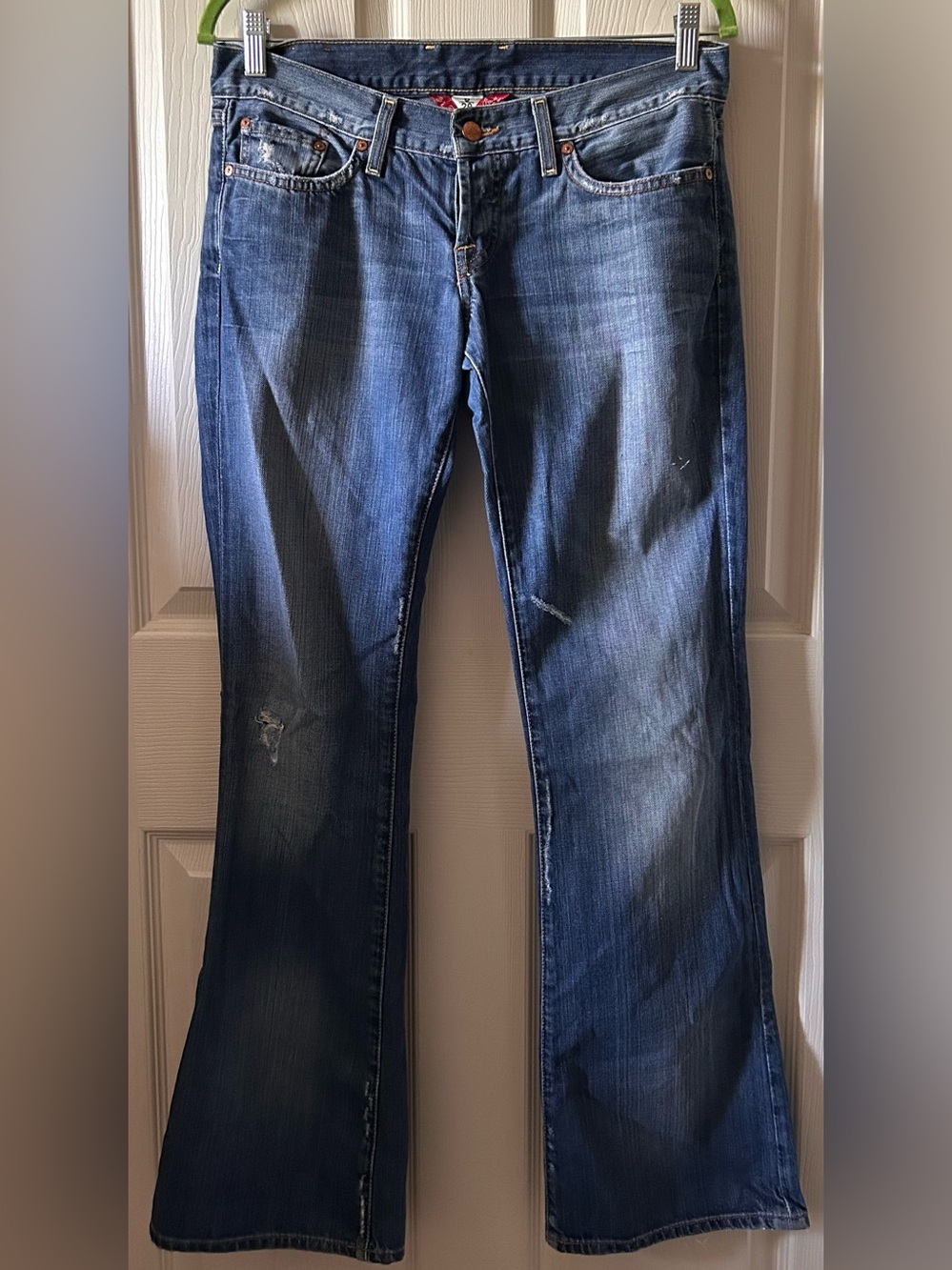 Vintage Lucky Brand Retro 2000’s Hipster Low Rise Flare Sweet Dream Jeans 6/28